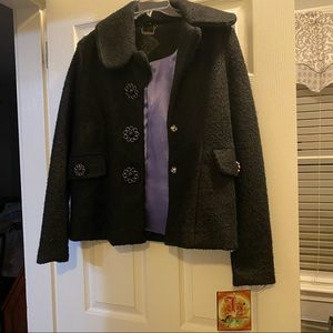 black wool JouJou jacket